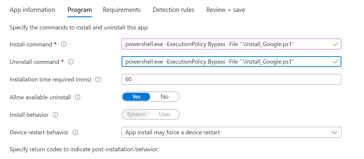 Powershell command to install the Desktop Shortcuts