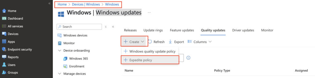 Expedite_policy
