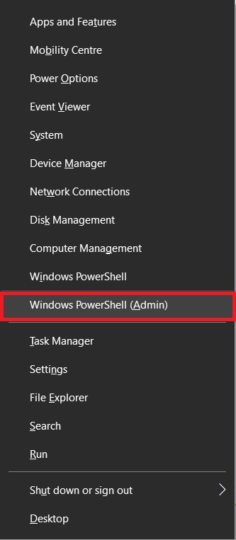 Run PowerShell As Admin