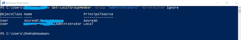 view current admin users