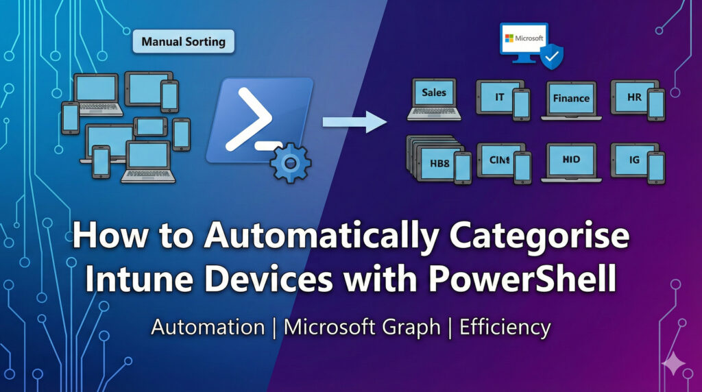 How to Automatically Categorise Intune Devices with PowerShell